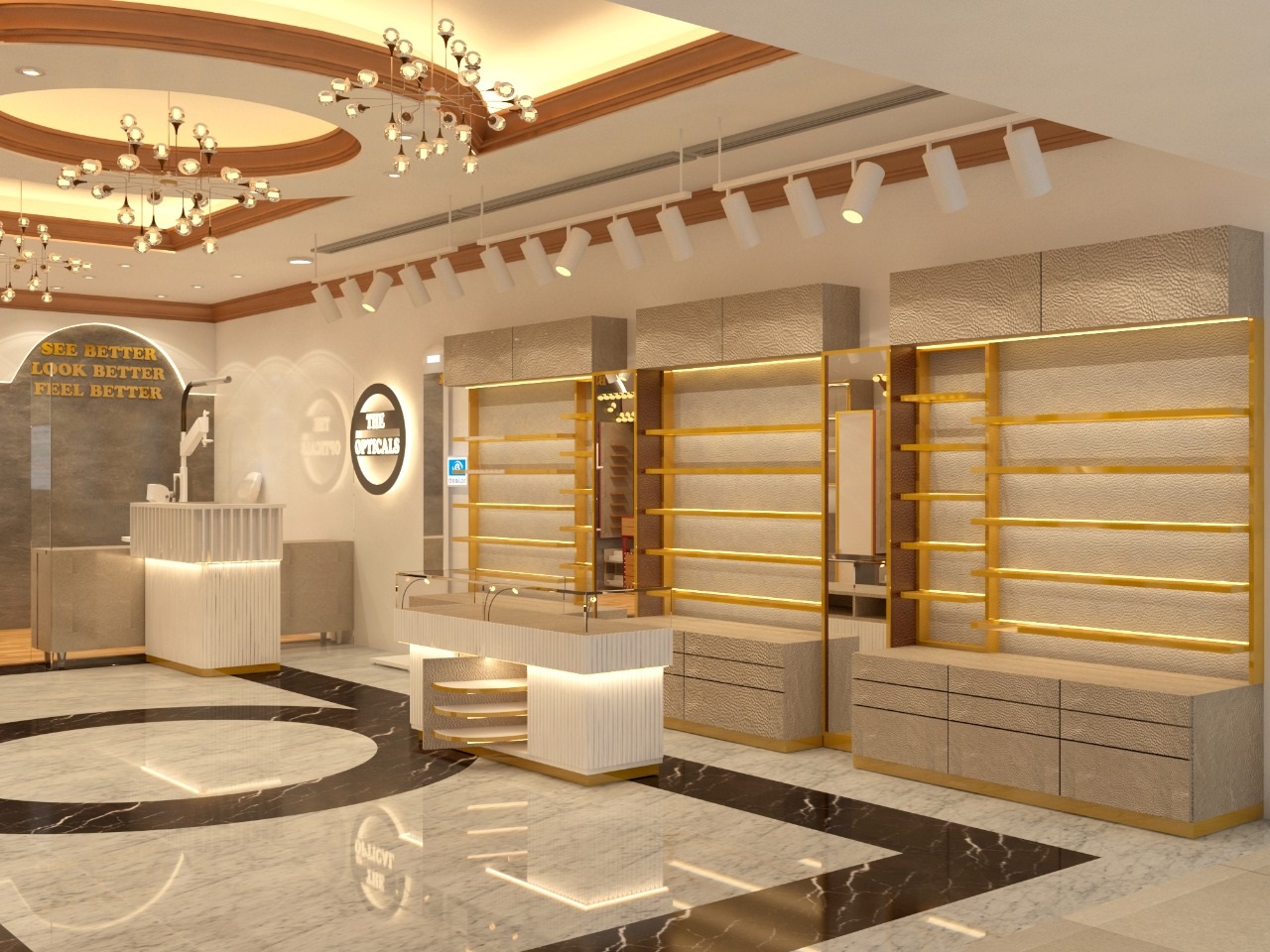 Optical Store Interior Design - The Monarch Enterprises