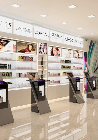 cosmetic shop design ideas