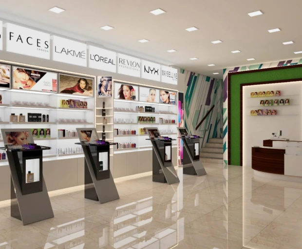 cosmetic shop design