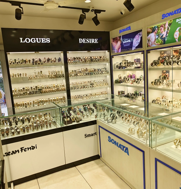 watch store interior design