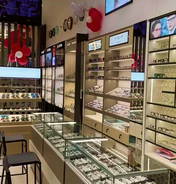 watch store interior design