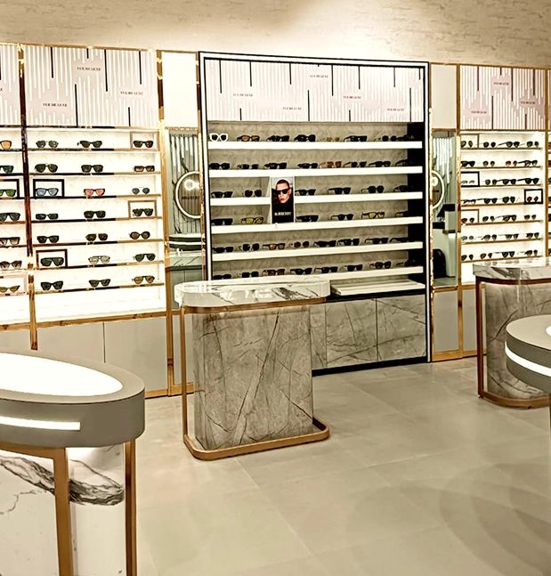 small optical shop design