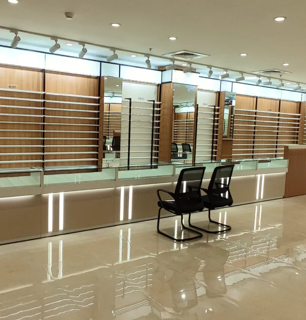 optical shop furniture design