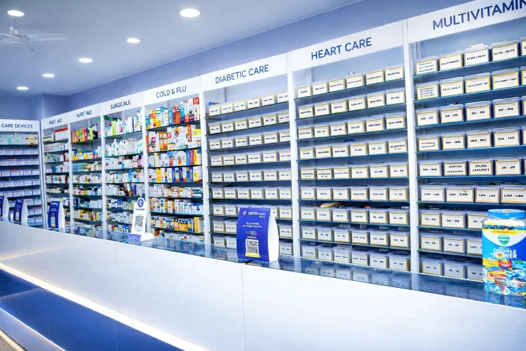 medical shop interior