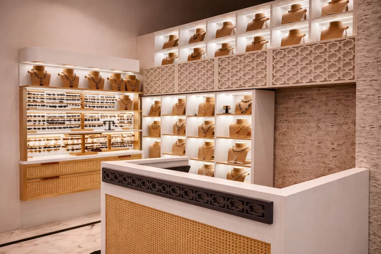 jewellery shop design 3d