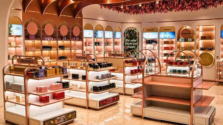 cosmetic shop interior