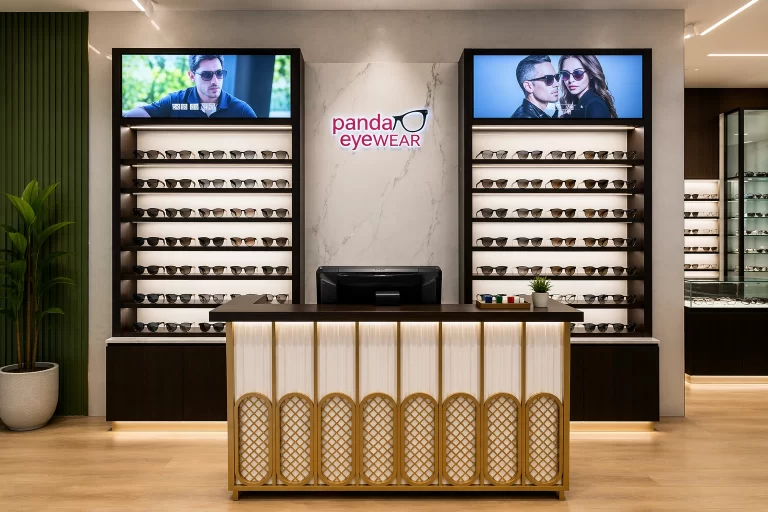 optical shop counter design