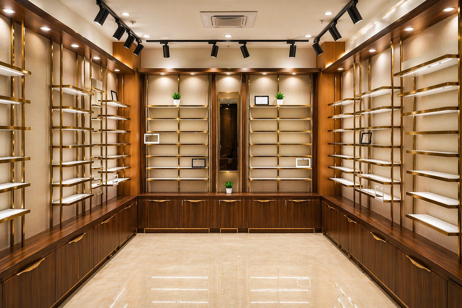 eye-testing modern optical shop design