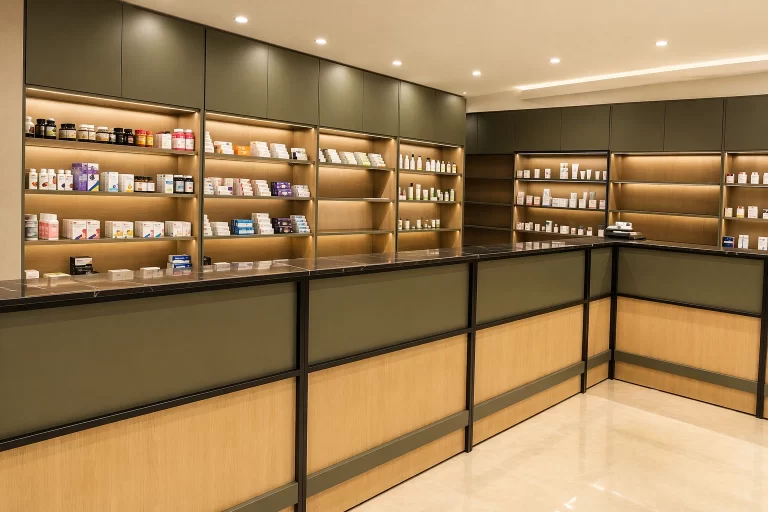 optical shop furniture design