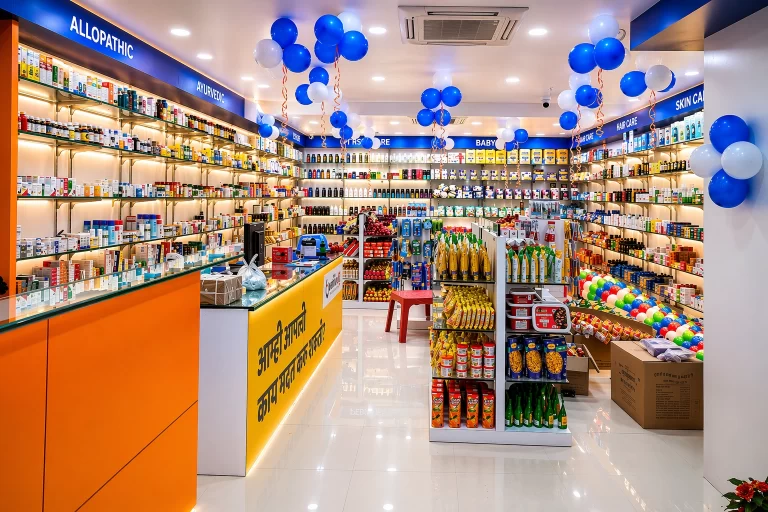 small retail pharmacy design