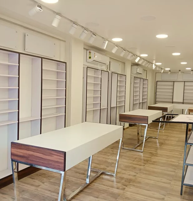 modern garment showroom interior design