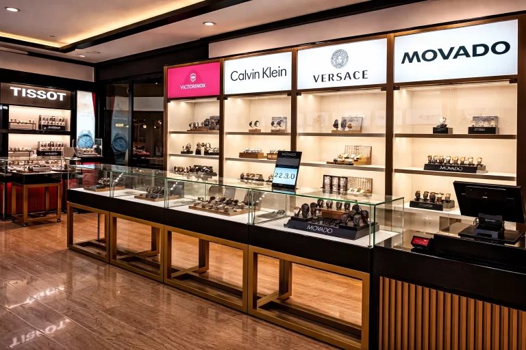 watch store interior design