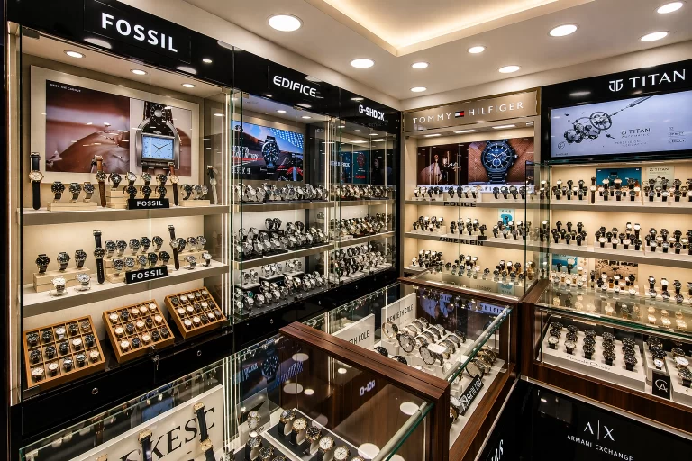 watch shop interior design