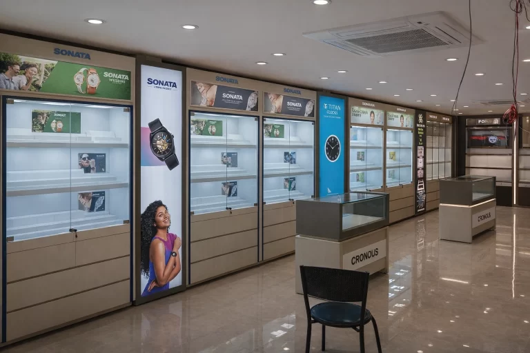 watch showroom design