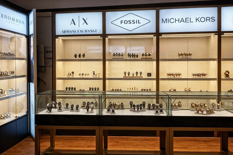 watch showroom interior design