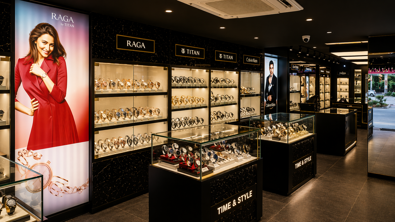 watch store interior