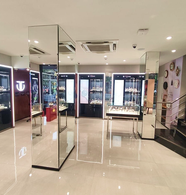 watch showroom design