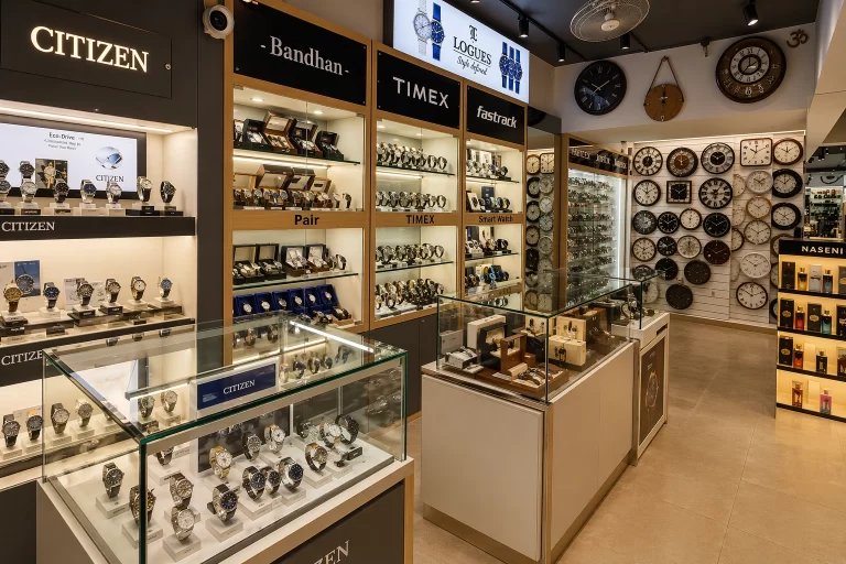 watch shop interior