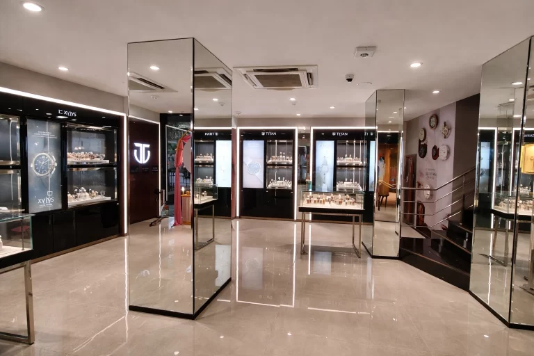 watch showroom interior design