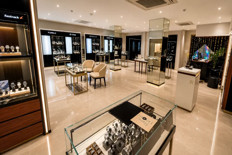 watch showroom interior design