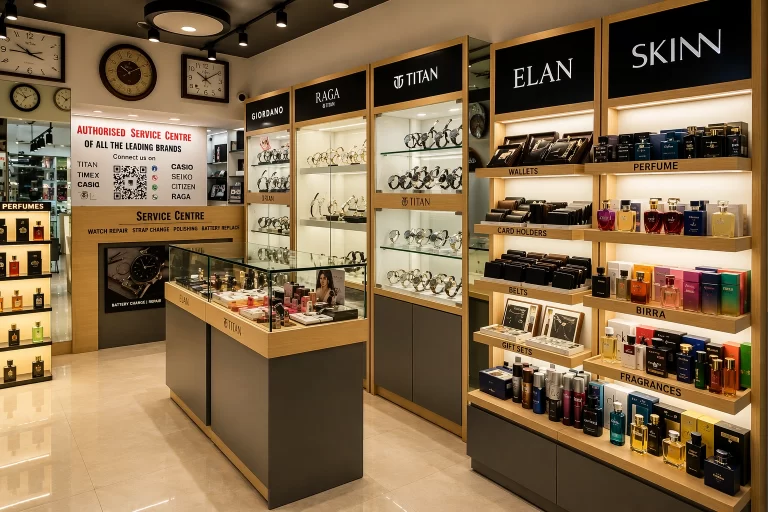 watch store interior design