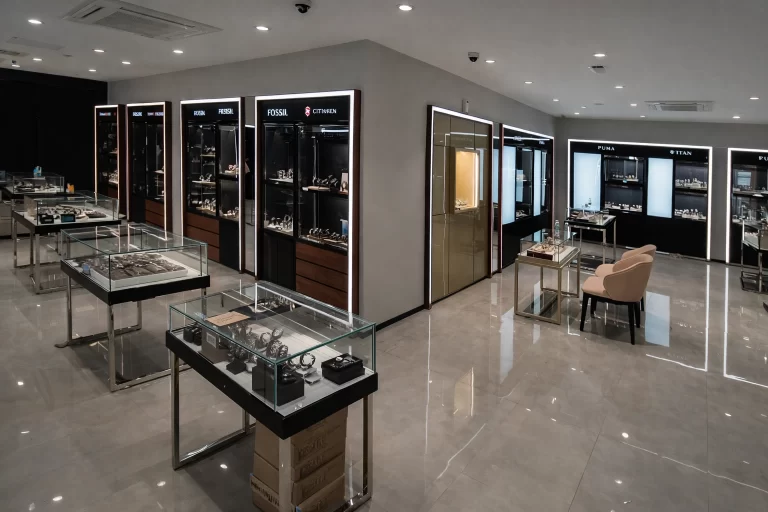 watch shop interior design