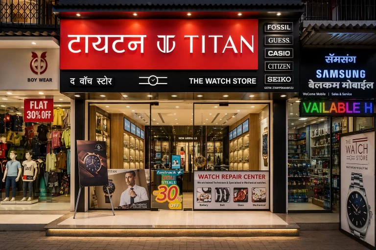 watch showroom interior design