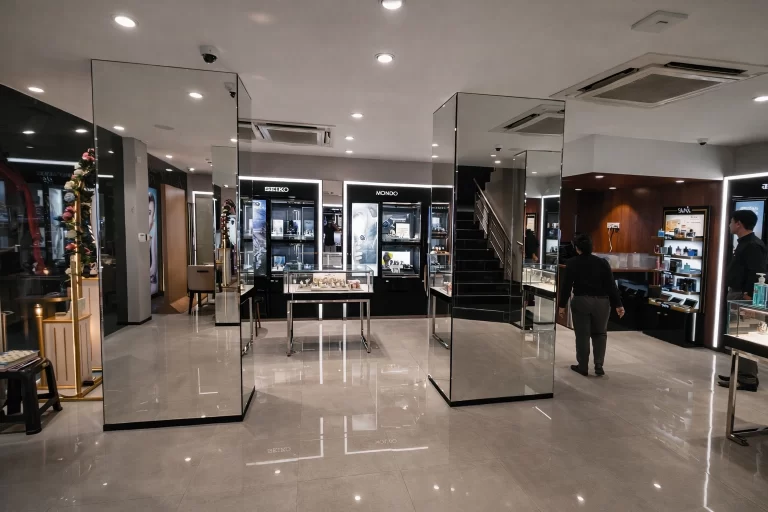 watch showroom design