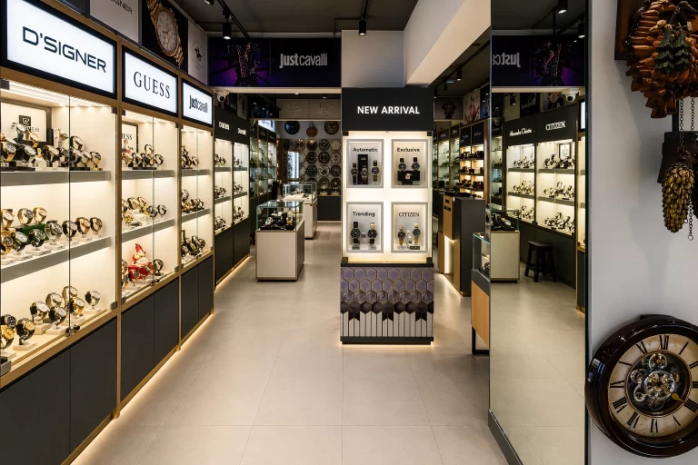 watch showroom design