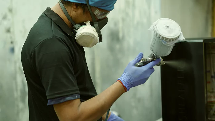 dust-free-pu-booth-drying