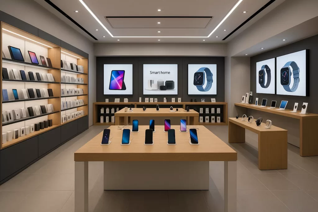 Electronic Shop Interior Design