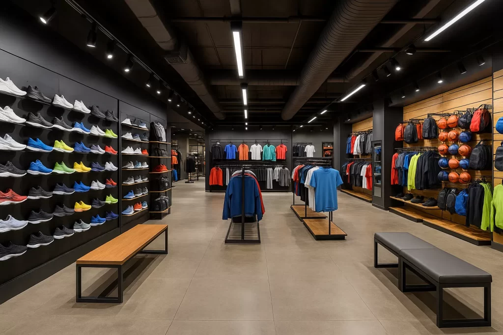 Sports Shop Interior Design
