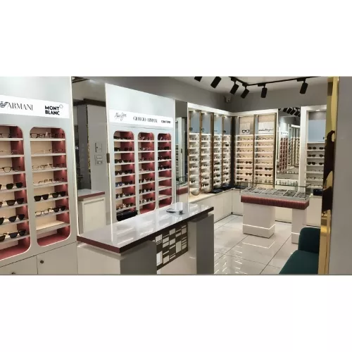 luxury modern optical shop design