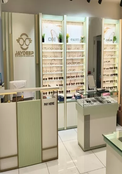 optical shop front design