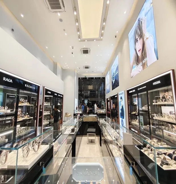 watch showroom design