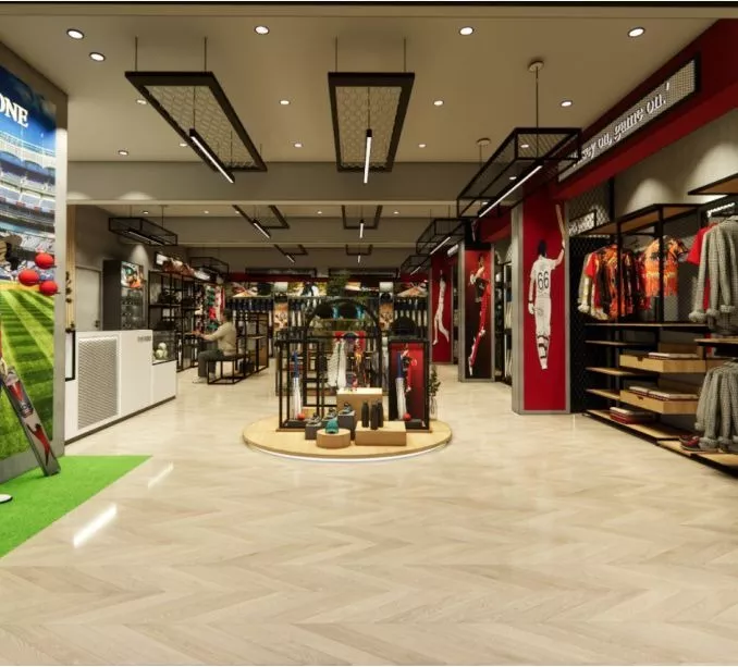 Sports Showroom Design