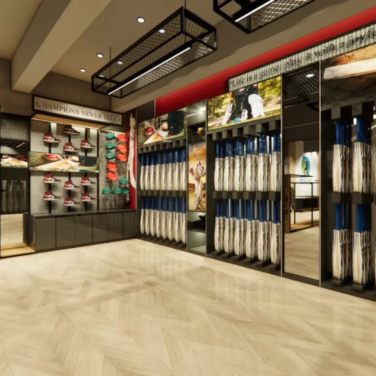 Sports store fit-out services