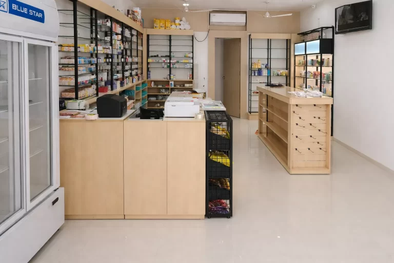 modern pharmacy interiors
