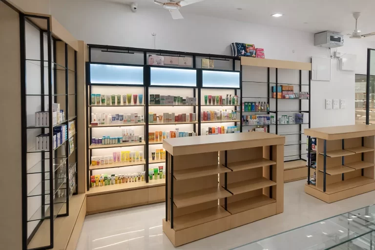 medical store furniture design