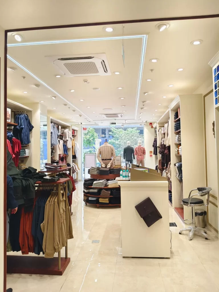 Allen Solly store interior design Virar by The Monarch Enterprises