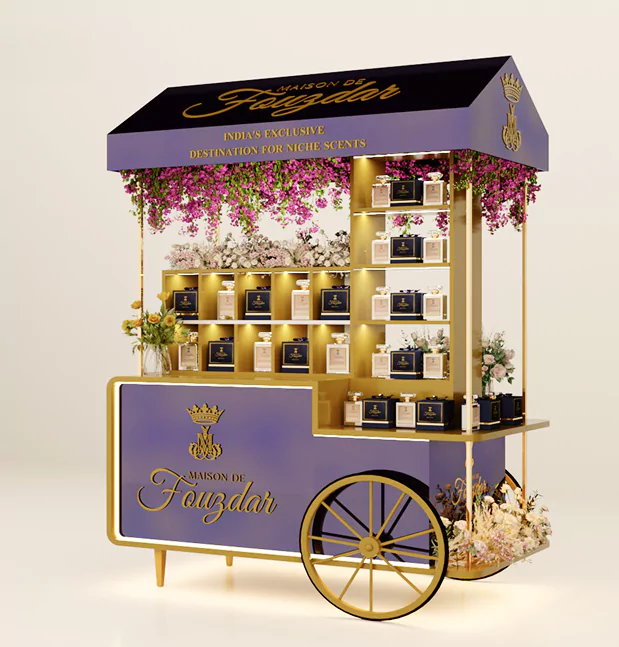 perfume kiosk design