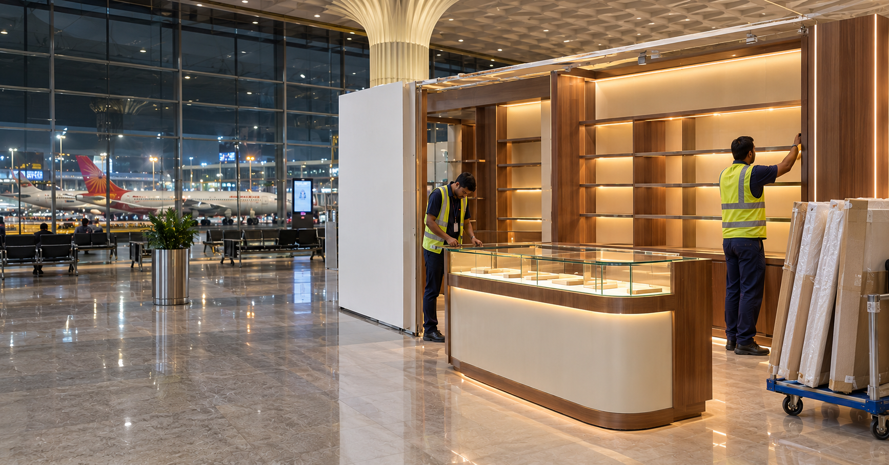 Airport Retail Fit-Out store in India: